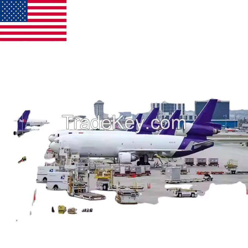 China Cheapest Door-to-door Freight Agent to USA UPS DAP Federal Express Logistics Service LCL air Freight Forwarding Service