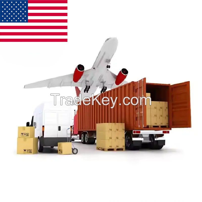 By Sea Land and air Multimodal Transport Door-to-door Freight Forwarding LCL Transportation Services From China to USA DDP DAP