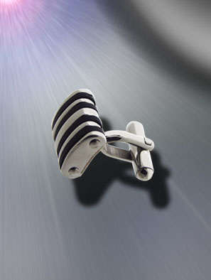 stainless steel cuff link