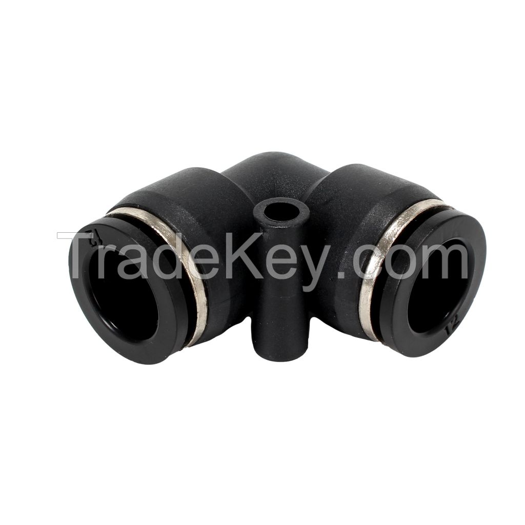 Elbow PV series, one-touch tube fittings, push-in fittings, plastic pneumatic fittings, pneumatic connectors