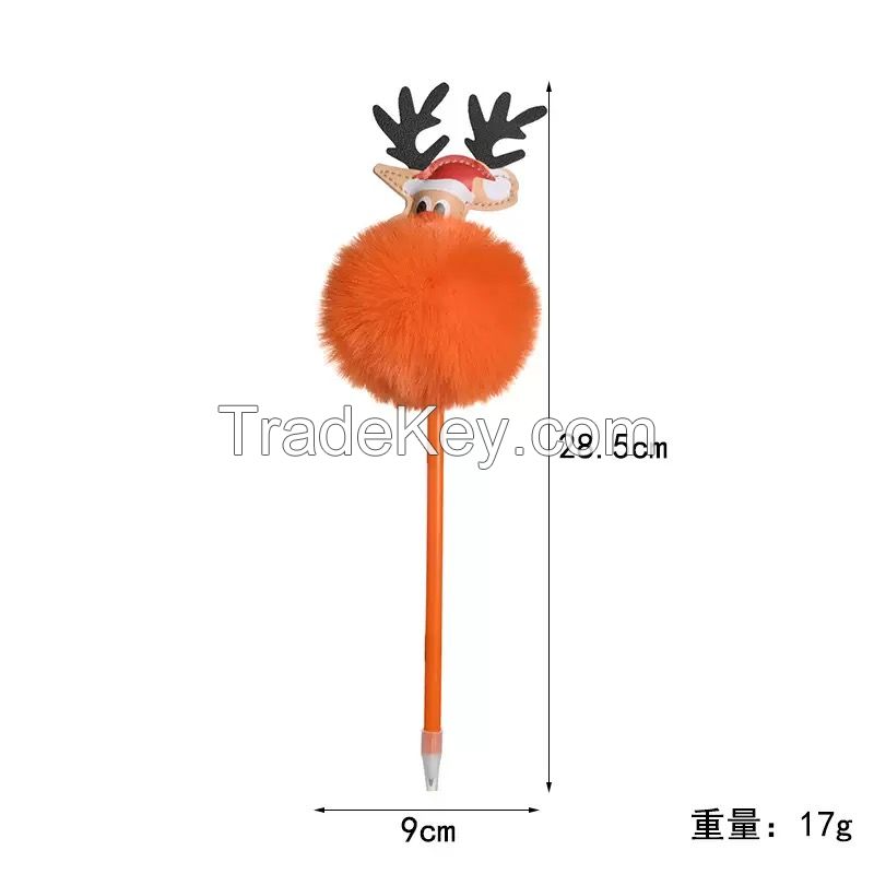 xtmas pompom ball gel pen christmas designs gel pen