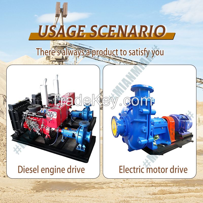 High Head Mud Transfer River Dredging Sand Mining Dredge Slurry Pump for Sand
