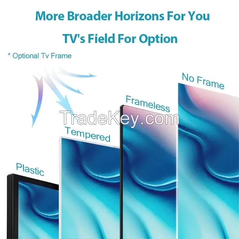 32-inch portable touchscreen TV with built-in rotating panel and smart TV functionality, including a stand.