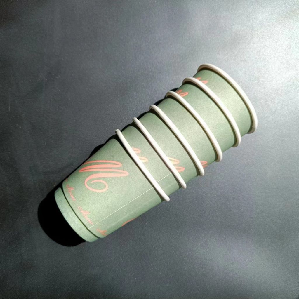 12oz Double Wall Paper Cup Hot Sale Disposable Customized Double Wall Hot Coffee Paper Cups with Lid