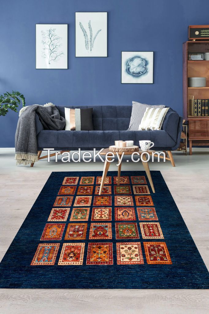 Modern Turkish Carpet Rug - Machine Washable - Polyester, Cotton, Chenille - Wholesale Export - Flexible MOQ