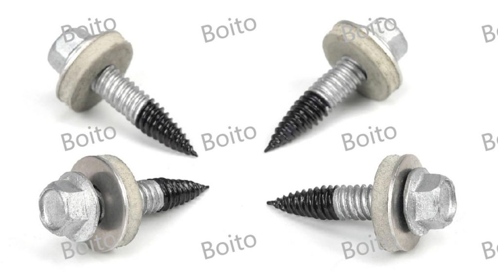 304+435 bi metal compound hexagonal fange self drilling screws