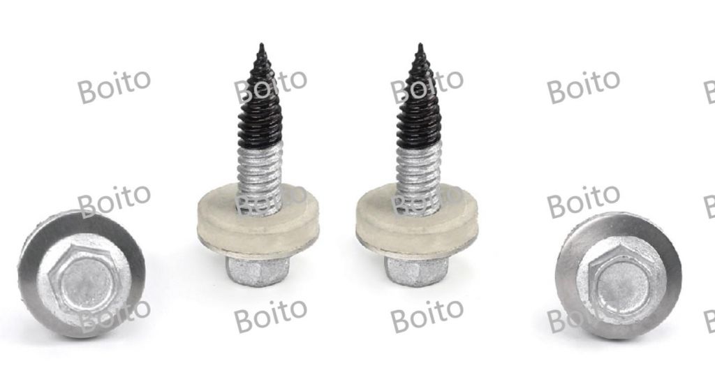 304+435 bi metal compound hexagonal fange self drilling screw