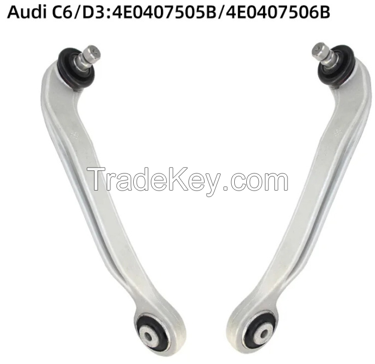 High quality Automotive Suspension System AUDIÂ A6 Allroad Avant C6Â D3 Front lower Control Arm Kit Left/ Right 4F0407693 4F0407694 4E0407509B 4E0407510B 4E0407505B 4E0407506B 4E0411317E
