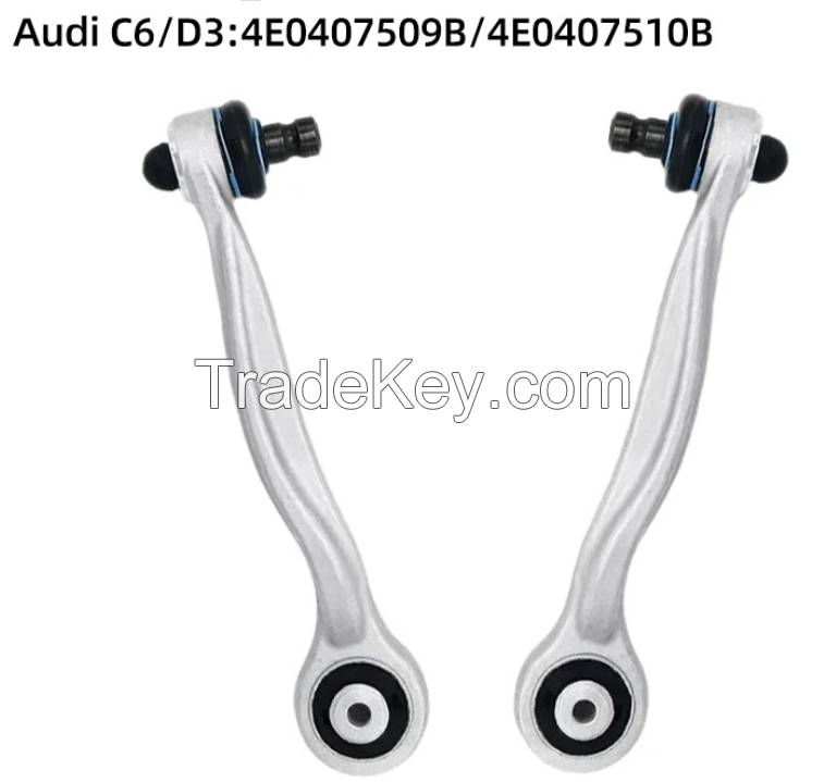 High quality Automotive Suspension System AUDIÂ A6 Allroad Avant C6Â D3 Front lower Control Arm Kit Left/ Right 4F0407693 4F0407694 4E0407509B 4E0407510B 4E0407505B 4E0407506B 4E0411317E