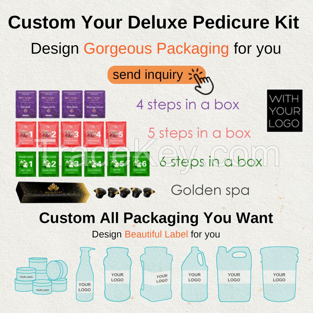 Lavender Jelly Spa Kit 5 Step for Pedicure Spa