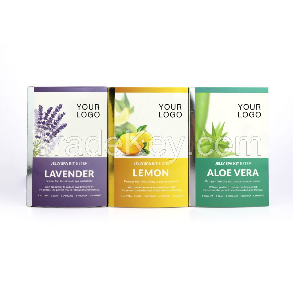 Lavender Jelly Spa Kit 5 Step for Pedicure Spa