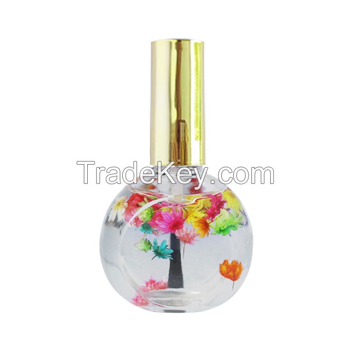 30ml Natural Dried Flower Cuticle Care Oil Scented Nail Oil