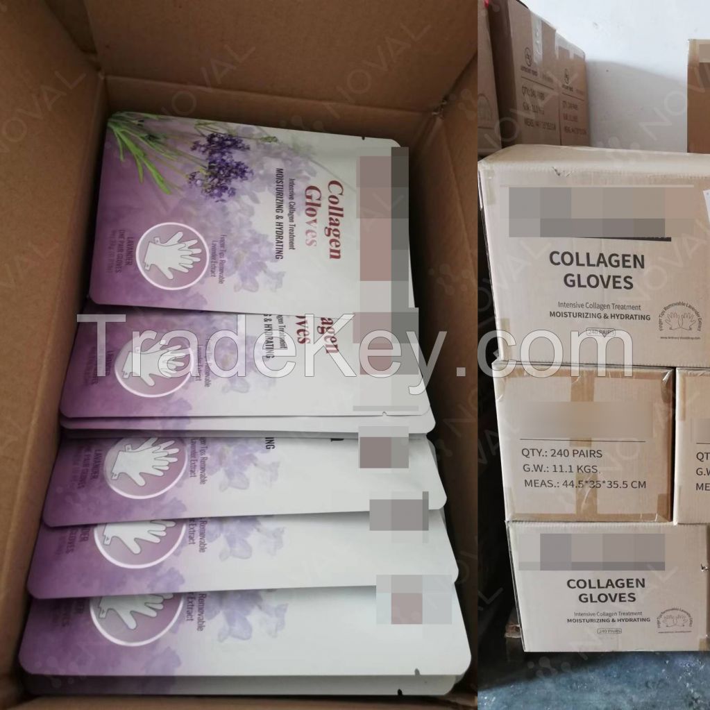 Lavender Moisturing Hydrating Collagen Hand Gloves