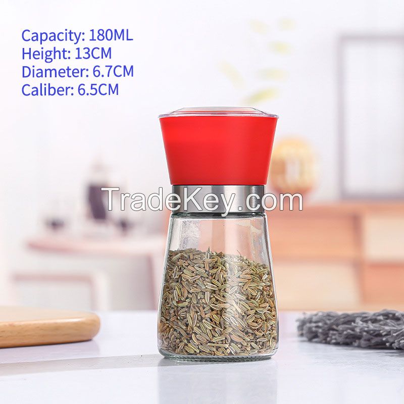 Spice glass bottle