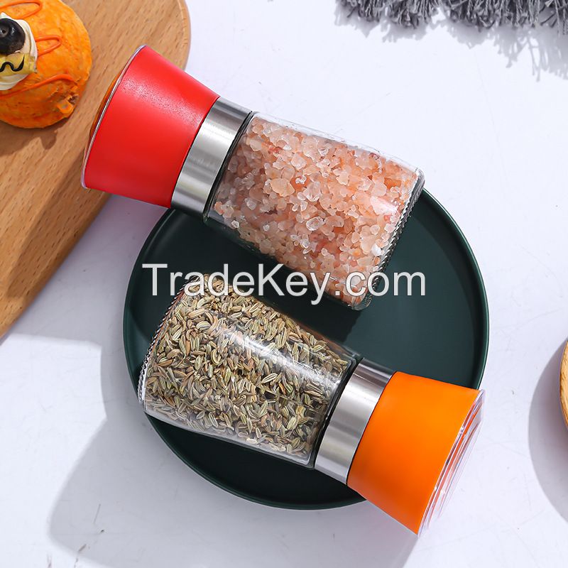 Spice glass bottle