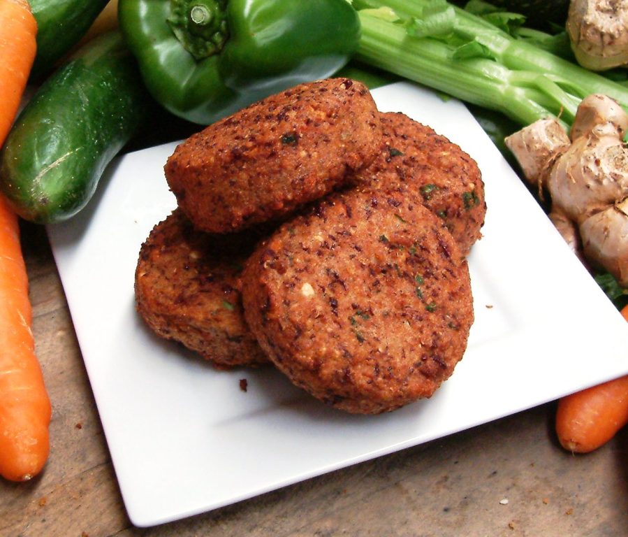 Adzuki Bean  and Kumera Burger