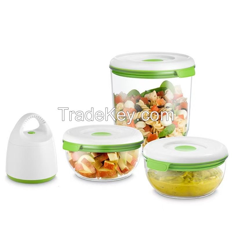 Smart Vacuum Freshness BoxTechnological Freshness Lock, Keep Ingredients Fresh 7 Days Longer