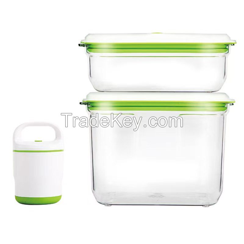 Smart Vacuum Freshness BoxTechnological Freshness Lock, Keep Ingredients Fresh 7 Days Longer