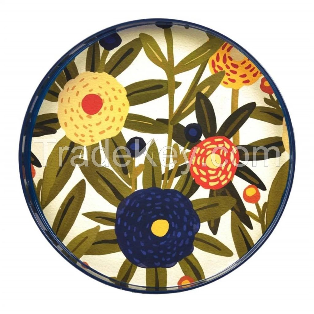 Restaurant Hotel Party Holiday Home Decorative Serving Art Tray 