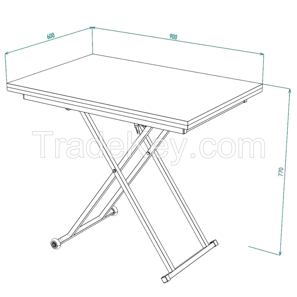 Transformer folding table with adjustable height Dragonfly