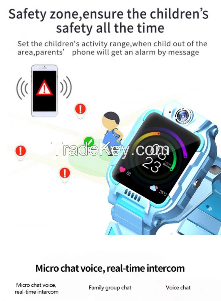 Telephone watch Q 3 Children's Watch 4G All-Netcom large-screen video call positioning intelligent male and female students Q2A upgrade Watch Explosion Q3A