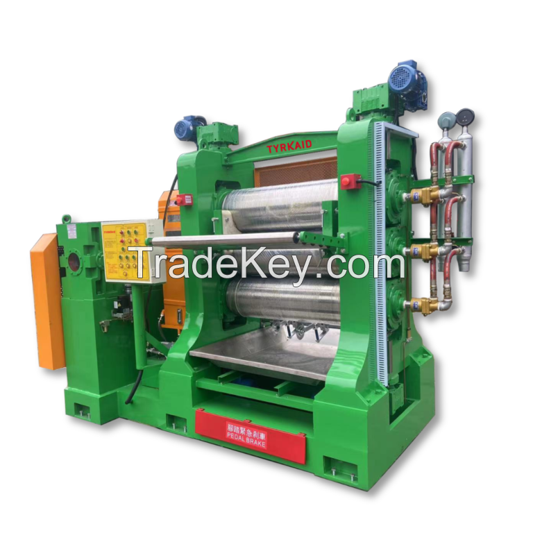 Cost Efficiency Factory Direct Nature Rubber Processing Machine Rubber Calender