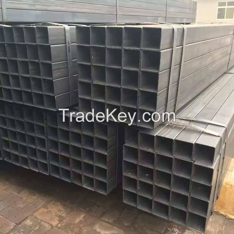Hollow Section Rectangular Pipe Black Carbon Steel Welded Square Steel Pipe Steel Tube