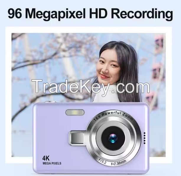 New Muti color 16x zoom 2.4-inch high-definition screen 96 million pixels video creative children's compact digital camera