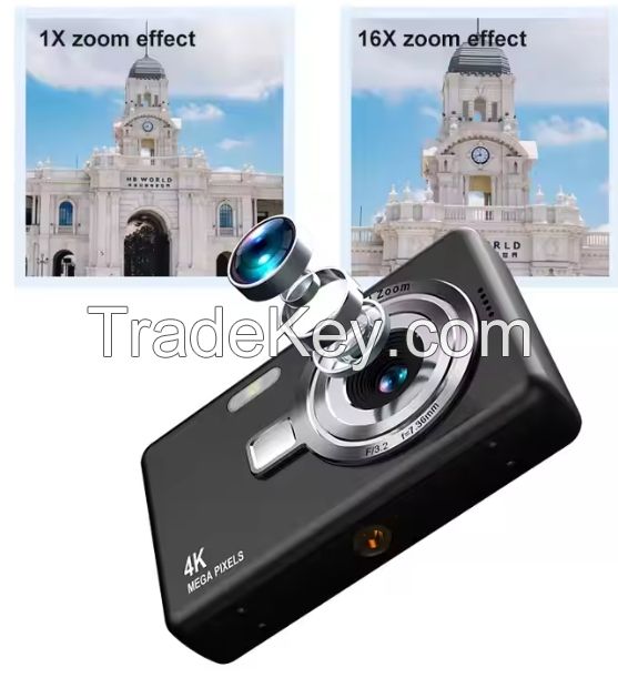New Muti color 16x zoom 2.4-inch high-definition screen 96 million pixels video creative children's compact digital camera