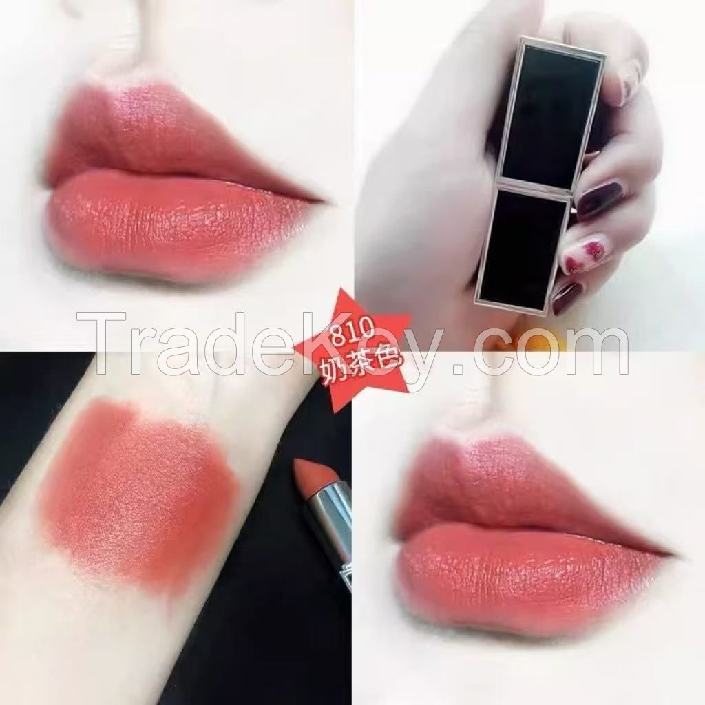 Wanzhen black tube lipstick versatile color female student affordable niche brand milk tea bean sand color authentic