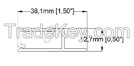 1/2 Inch Fabric Wall Track System | Slim Profile Fabric Mounting Solution