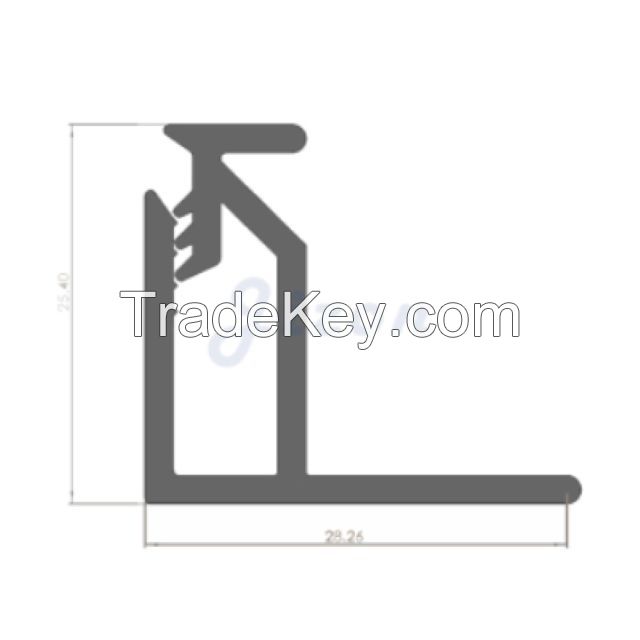 1 Inch Fabric Wall Track System | Top/Bottom Load Acoustical Mounting Track