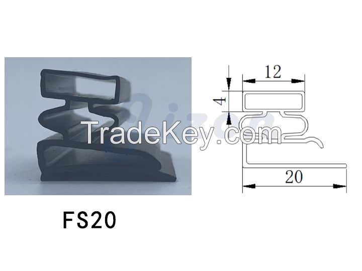 Heavy-duty Magnetic Refrigerator Gasket | Commercial Fridge Door Seal Strip