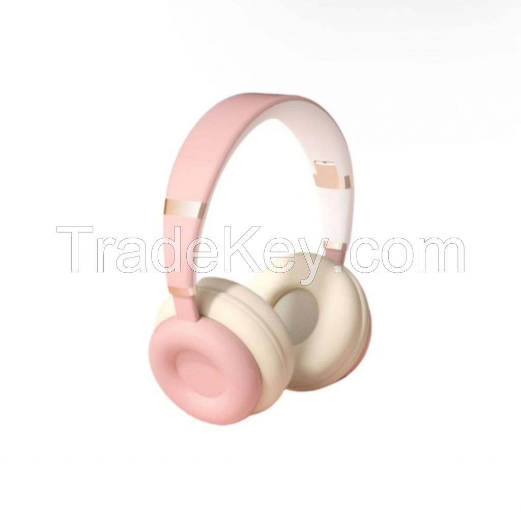 Wireless Bluetooth INS - Style High - Aesthetic Donut - Shaped Headphones; Ideal for Music, E - sports (PUBG - like Games), Low - Latency, Hi - Fi Lossless Sound, Long Battery Life; Universal for Mobile Phones and Computers; Over - Ear Design with Passive
