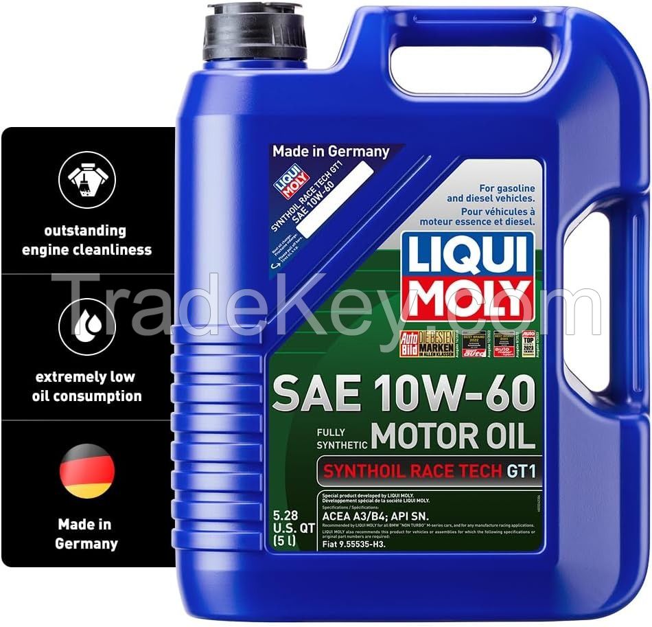Motor Oil Liqui Moly 10W-60 SYNTHOIL RACE TECH GT1 (5 Liters) 