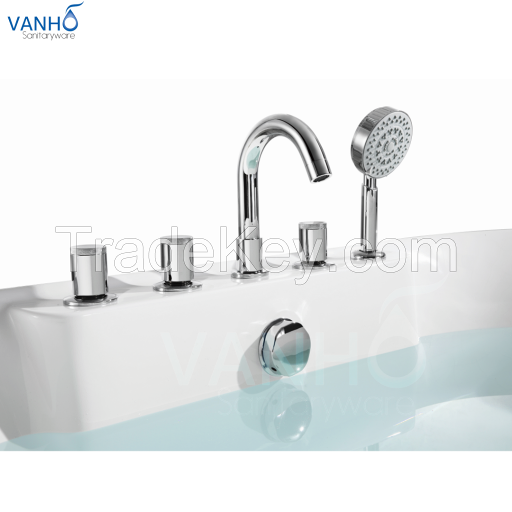 Ultra Thin Edge, Stylish and Minimalist Modern Freestanding Acrylic Bathtub