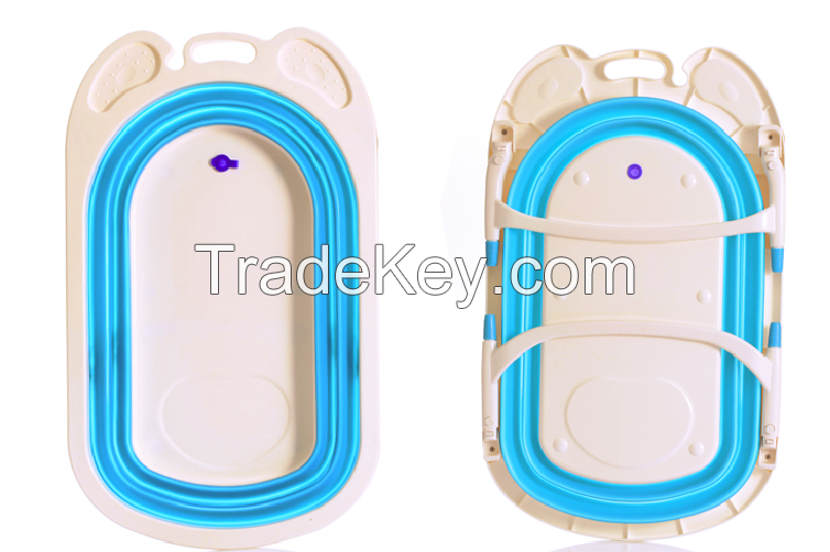 2014 hot selling!plastic foldable baby bath tub