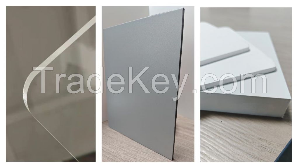 Acrylic Sheets; Aluminum Composite Panels; PVC foam boards