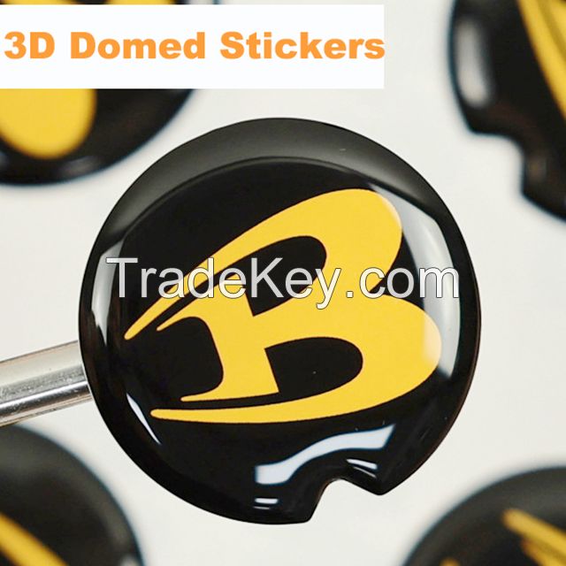 3d domed stickers