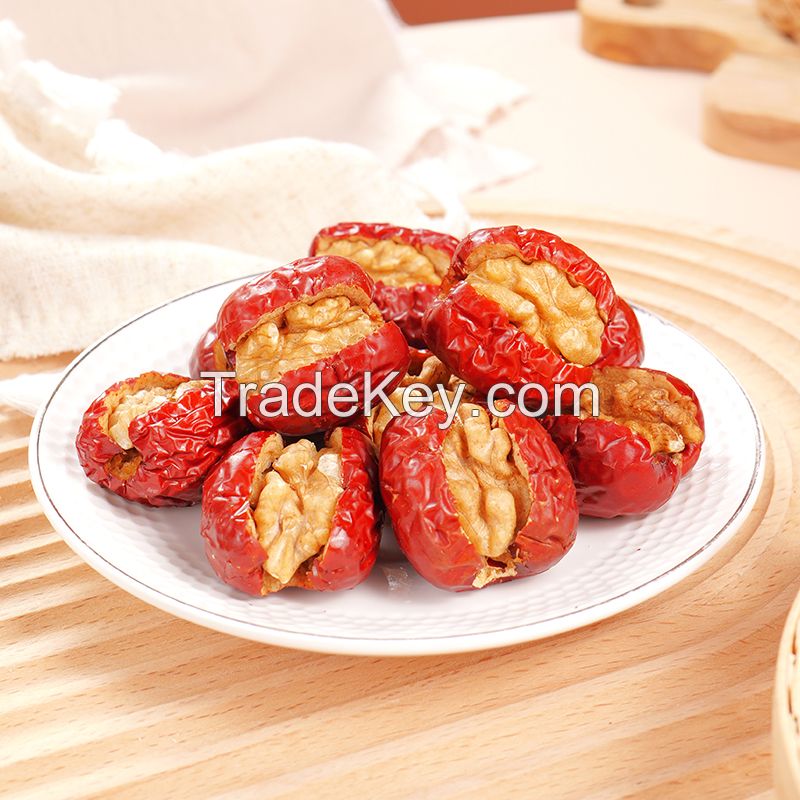 Walnut-Stuffed Jujube red dates stuffed with walnut kernels