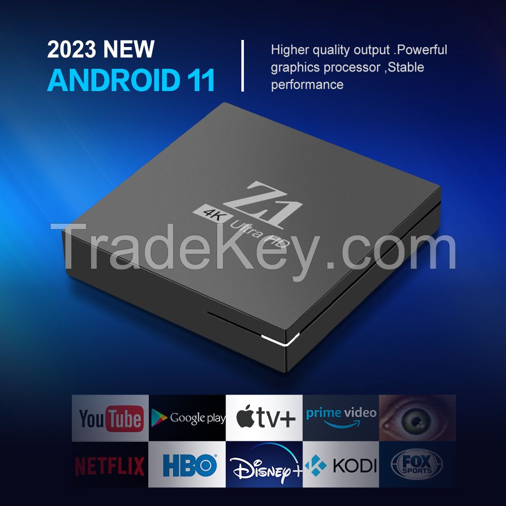 smart Z1 TV box Allwinner H313 Android 10 4K Ultra HD Player WIFI 4G 5G