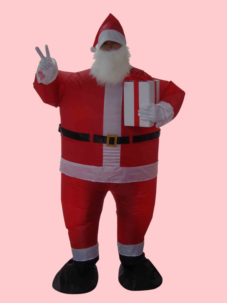 inflatable santa claus costume