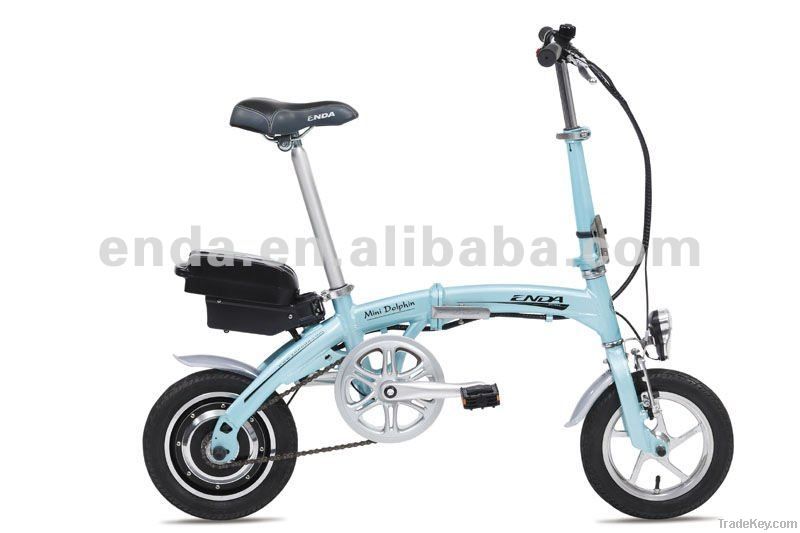 12" 180w Aluminium Mini Folding Electric Bikes bicycles in china