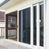 Aluminium Sliding Door (One Fixed and Two Slidings)