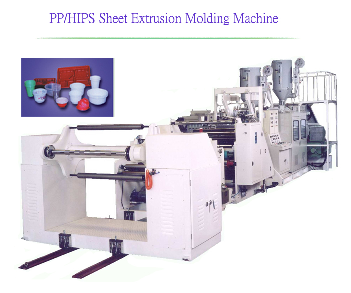 PP/HIPS Sheet Extrusion Molding Machine