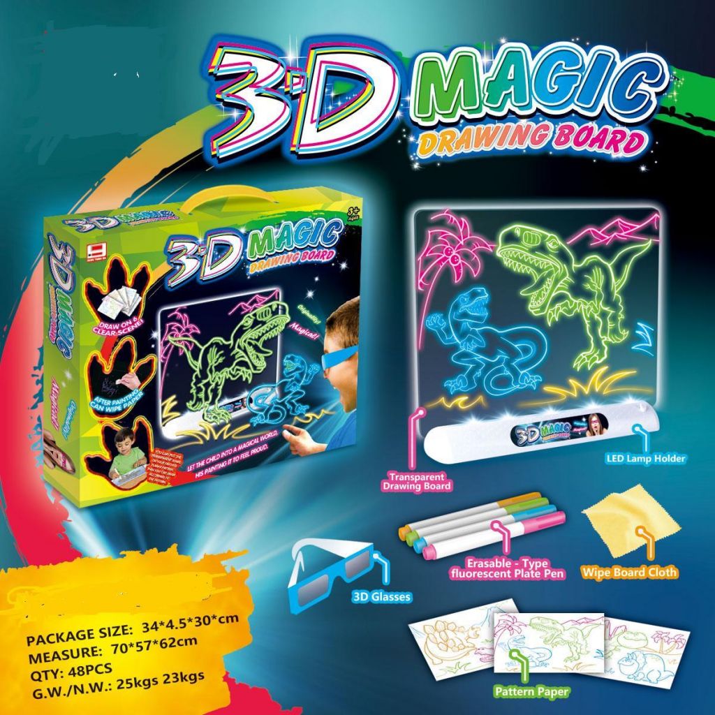 3D magic drawing board for child with cheap price