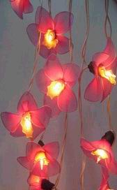 Nylon flower light