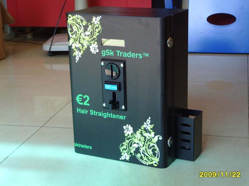 coin operated hair straightener COK-HSV01