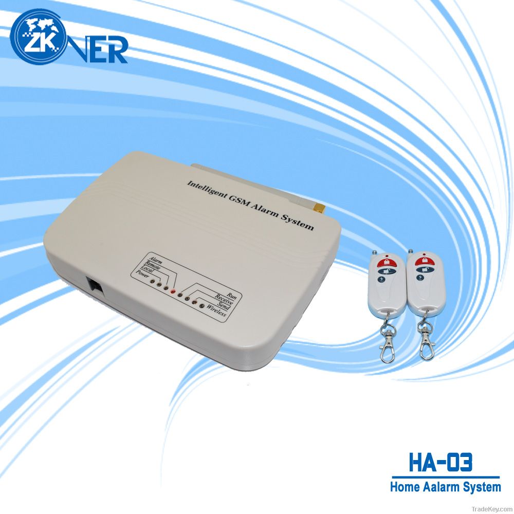 GSM home alarm, home alarm security, HA03