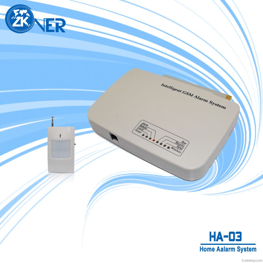 GSM home alarm, home alarm security, HA03